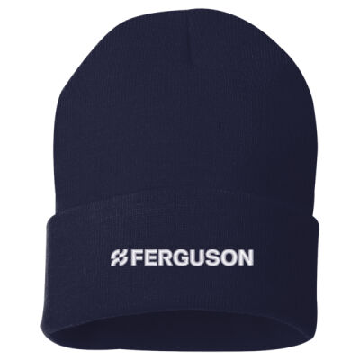 Embroidered Ferguson - Heavyweight beanie (1500KC) Thumbnail
