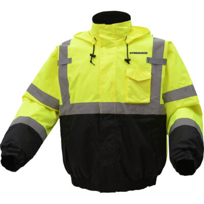 Embroidered Ferguson - Class 3 Waterproof Quilt-Lined Bomber Jacket Thumbnail