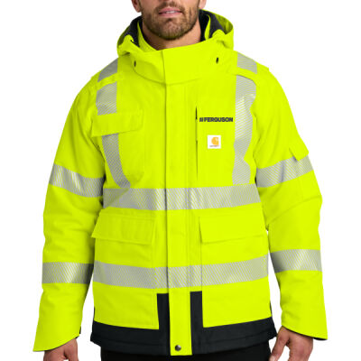 Embroidered Ferguson - Ansi 107 Class 3 Waterproof Heavyweight Insulated Jacket Thumbnail